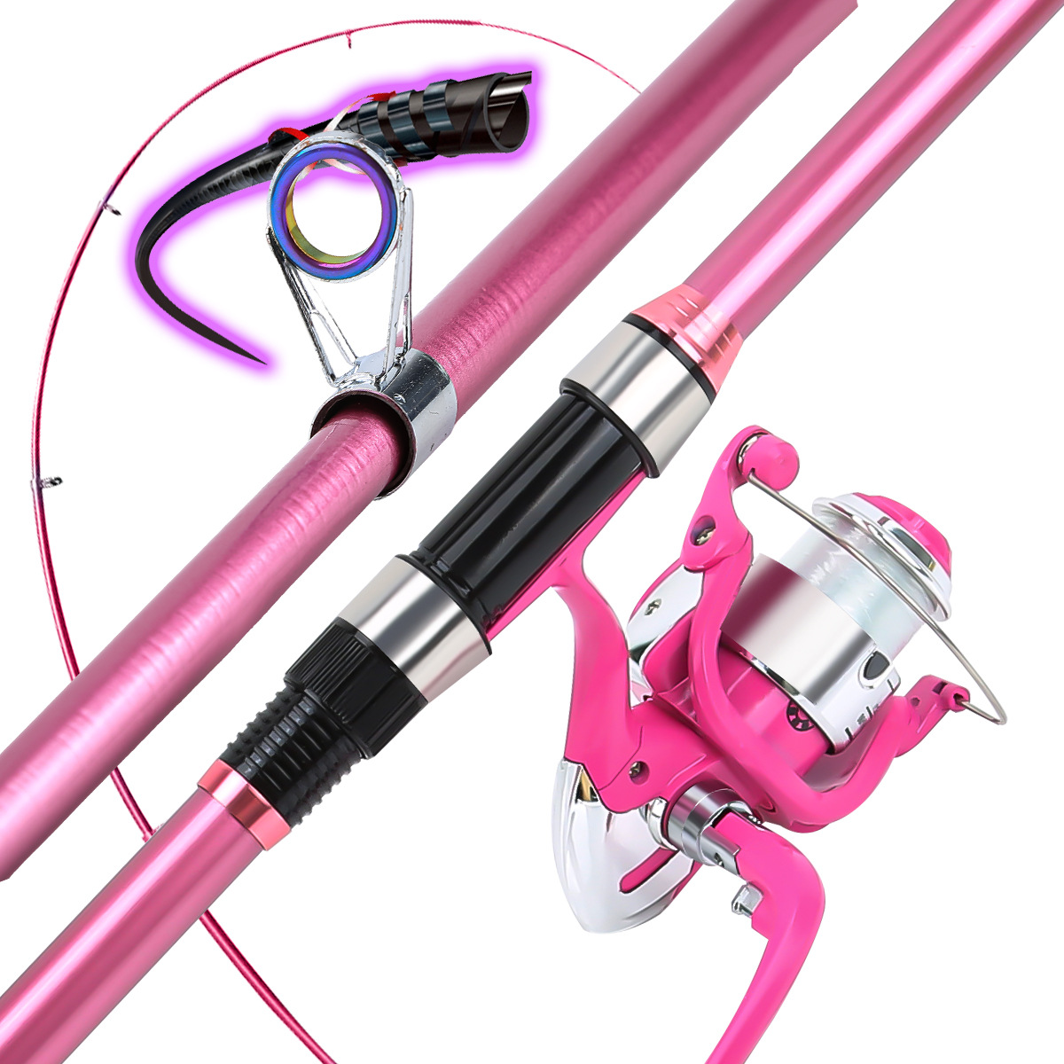 Fishing Pole Set Full Kits Wit - Fishing Line Spooler ulasan dan harga