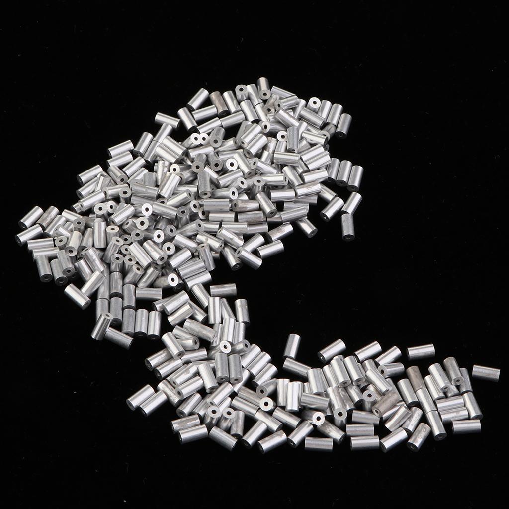 Fishing Wire Leader Crimps Alu - Monofilament Line ulasan dan harga