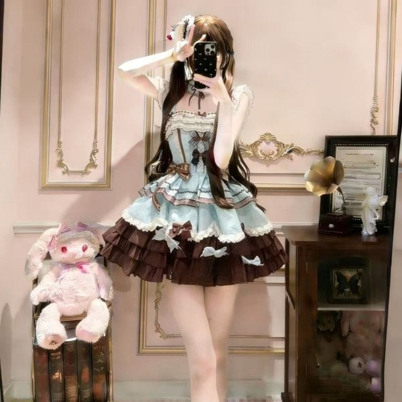 Sweet Japanese Lovely JK Dress - Fly Line ulasan dan harga