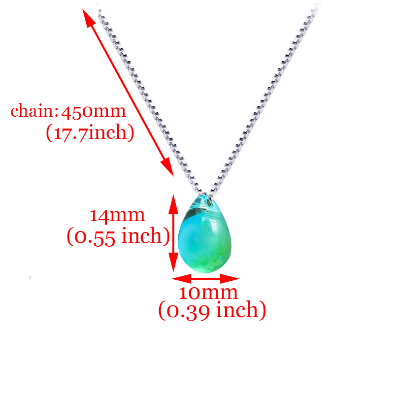 Mermaid's Tears Necklace Ocean - Fishing Line Box ulasan dan harga