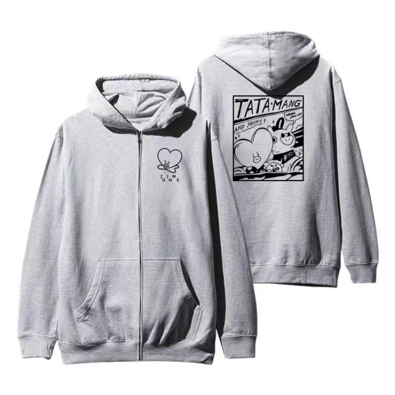 Kawaii BT21 Sweatshirt Hoodie  - Tippet Line ulasan dan harga