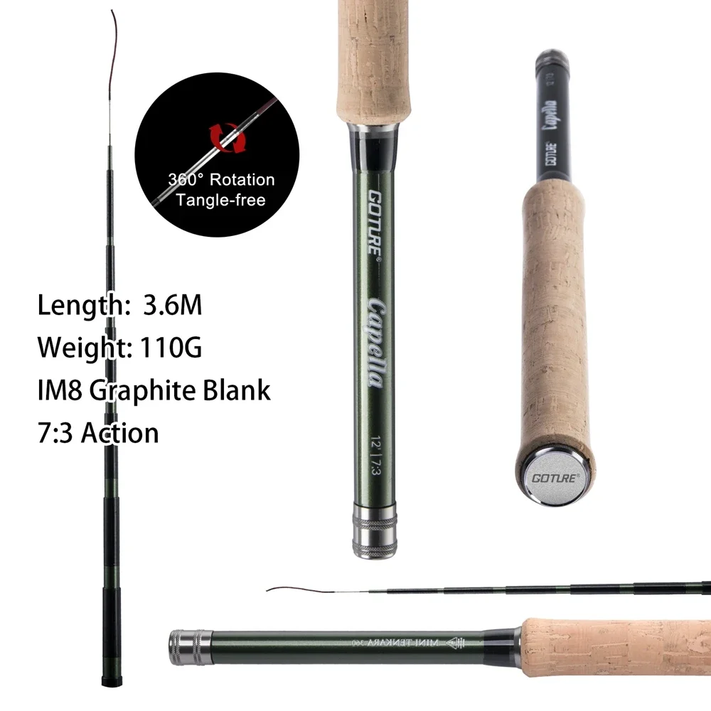 Goture 12FT Classical Tenkara  - Monofilament Line ulasan dan harga